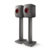 KEF LS50 Meta Speakers (Pair), Titanium Grey W/Stands