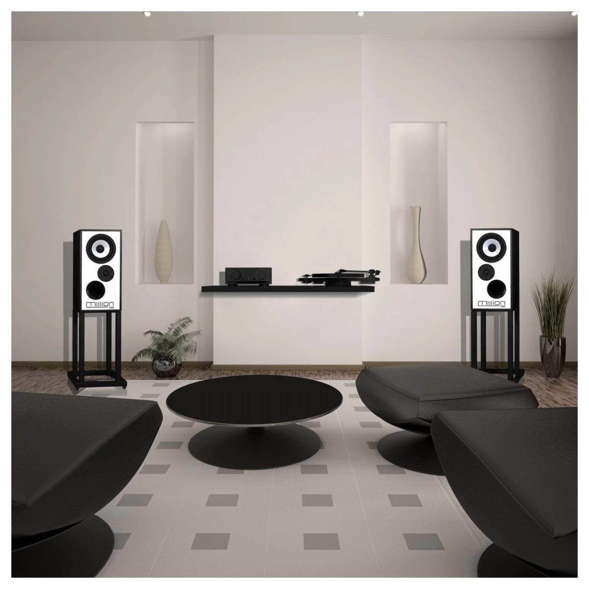 MISSION 700 With Stand (Pair), Black - Image 6