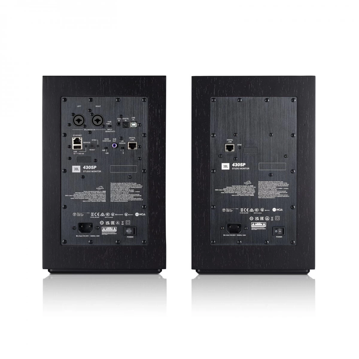 JBL 4305P Wireless Studio Monitor Speakers, Black Walnut - Image 3