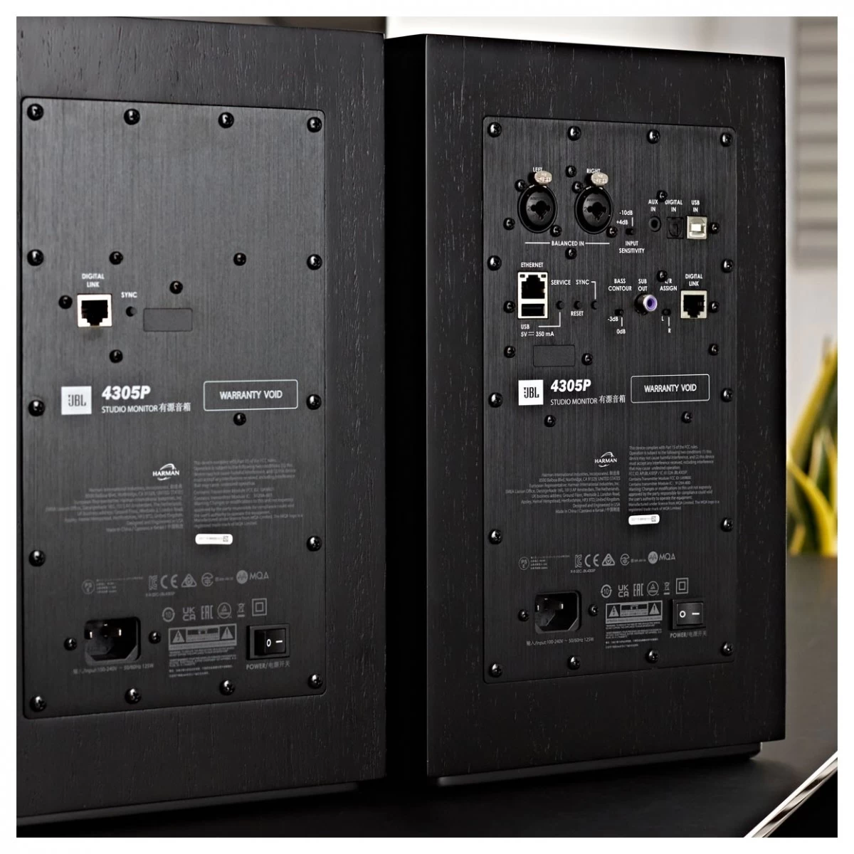 JBL 4305P Wireless Studio Monitor Speakers, Black Walnut - Image 7