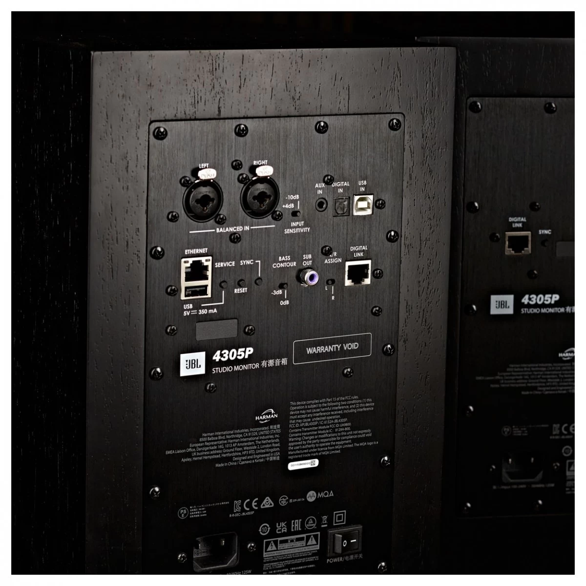 JBL 4305P Wireless Studio Monitor Speakers, Black Walnut - Image 9