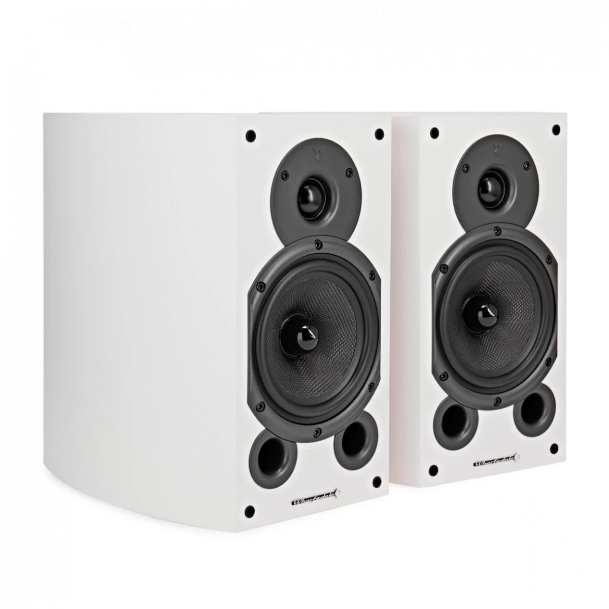 Wharfedale Diamond 9.1 Speakers With Stands, White