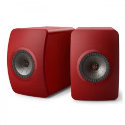 KEF LS50W MKII Special Edition Wireless Speakers (Pair), Crimson Red