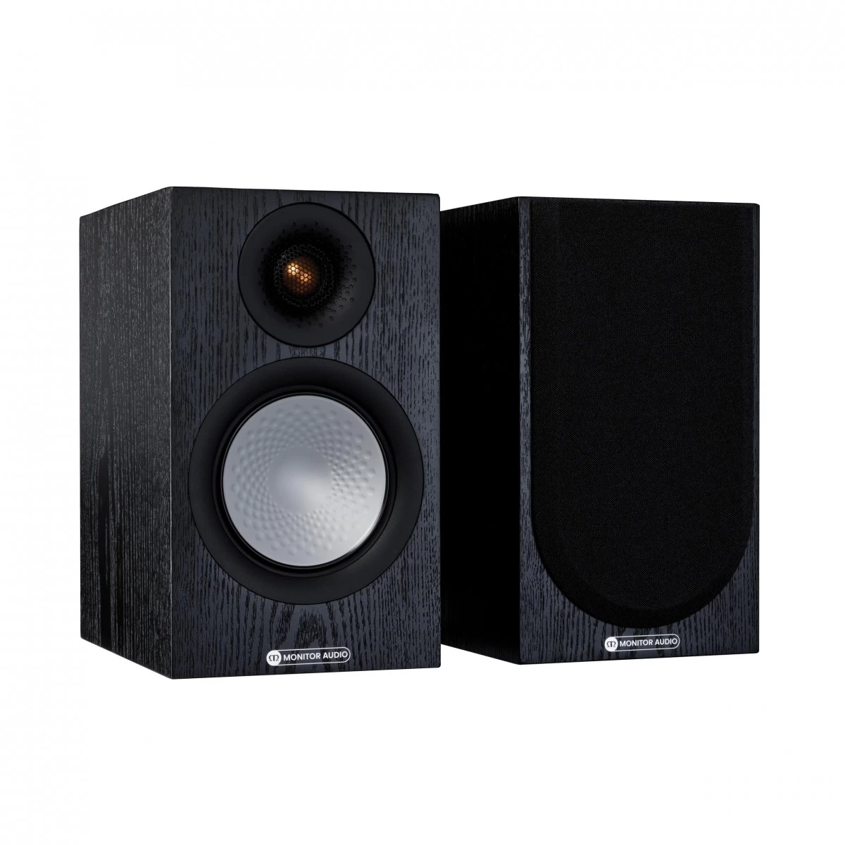 Monitor Audio Silver 50 7G Bookshelf Speakers (Pair), Black Oak
