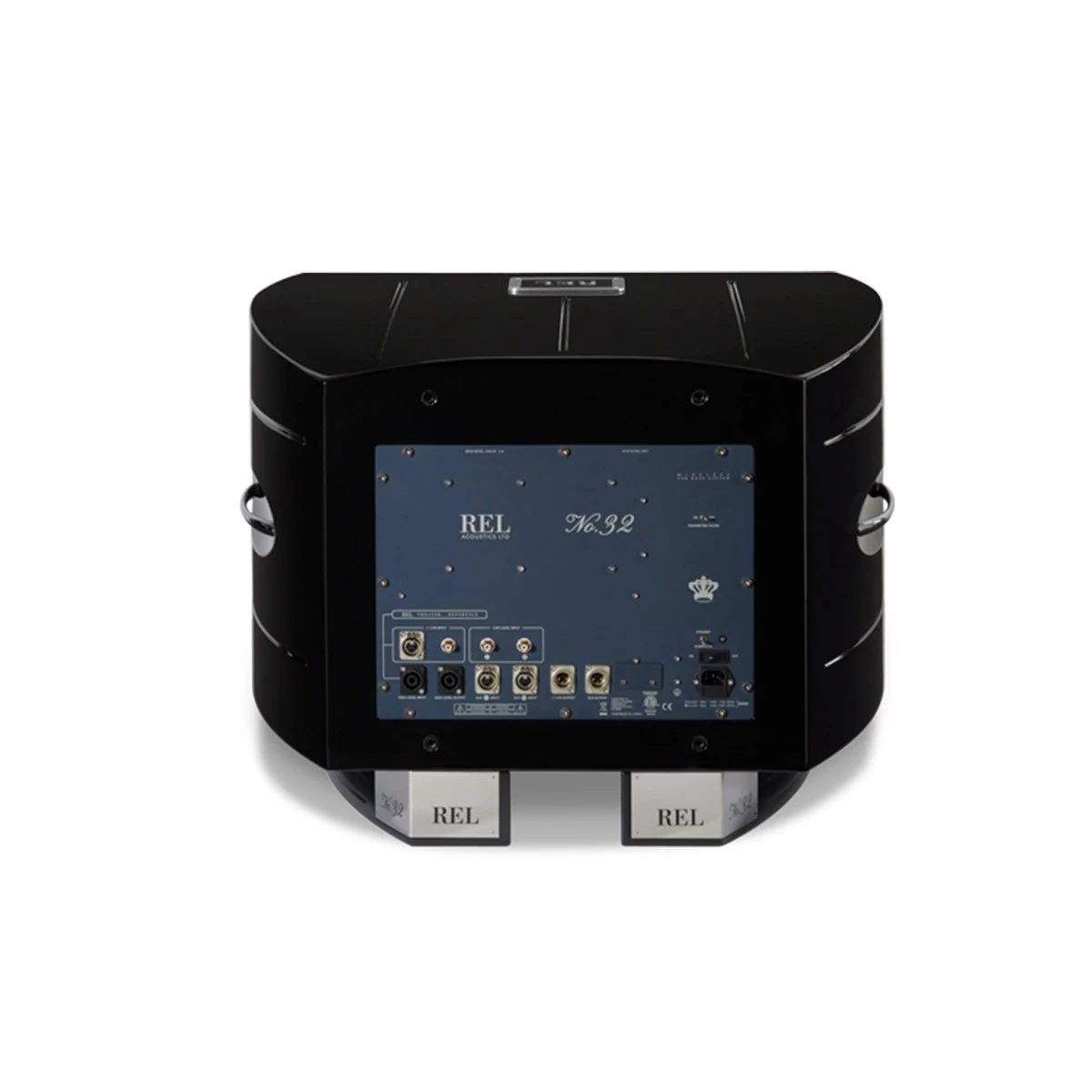 REL Acoustics No.32 Reference Subwoofer, Piano Black - Image 2