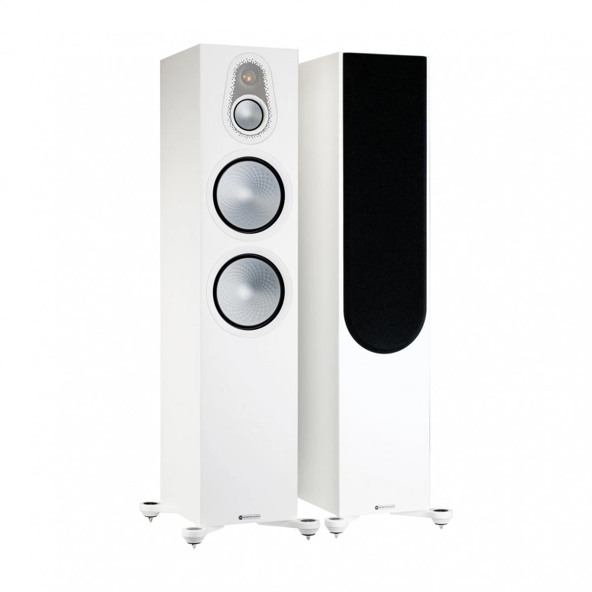 Monitor Audio Silver 500 7G Floorstanding Speaker (Pair), Satin White