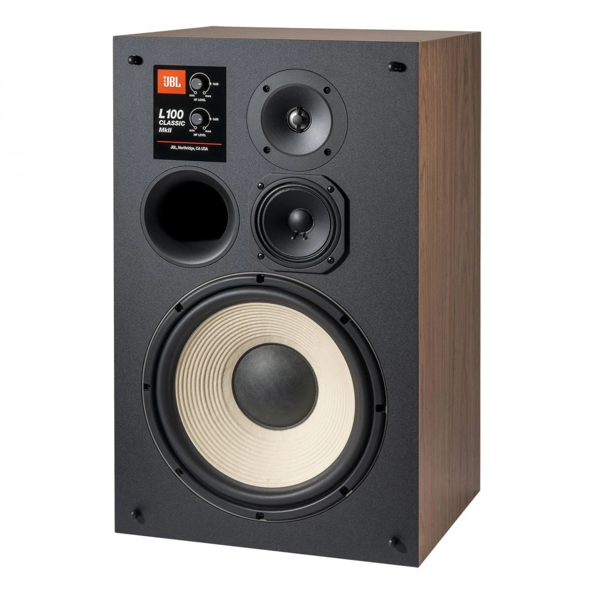 JBL L100 Mk2 Classic 3-Way Stand Mount Speakers (Pair), Blue - Image 2