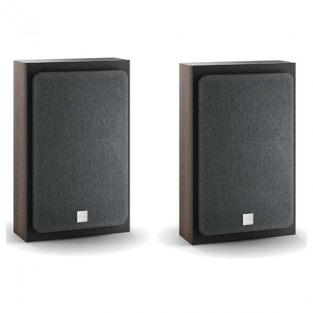 DALI OBERON On-Wall-C Active Dark Walnut Speakers (Pair) W/ Sound Hub Compact