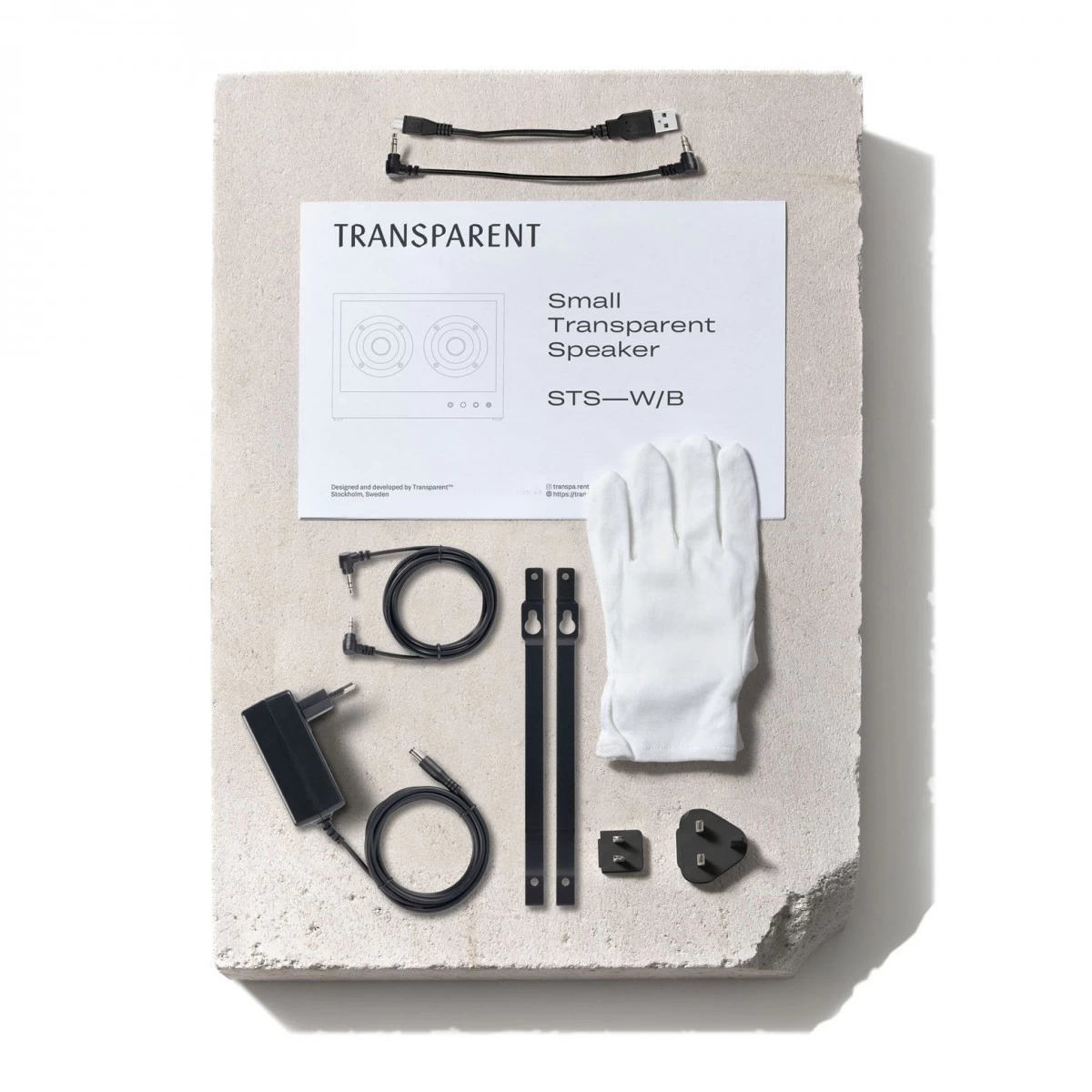 Transparent STS-B Small Speaker, Black - Image 6