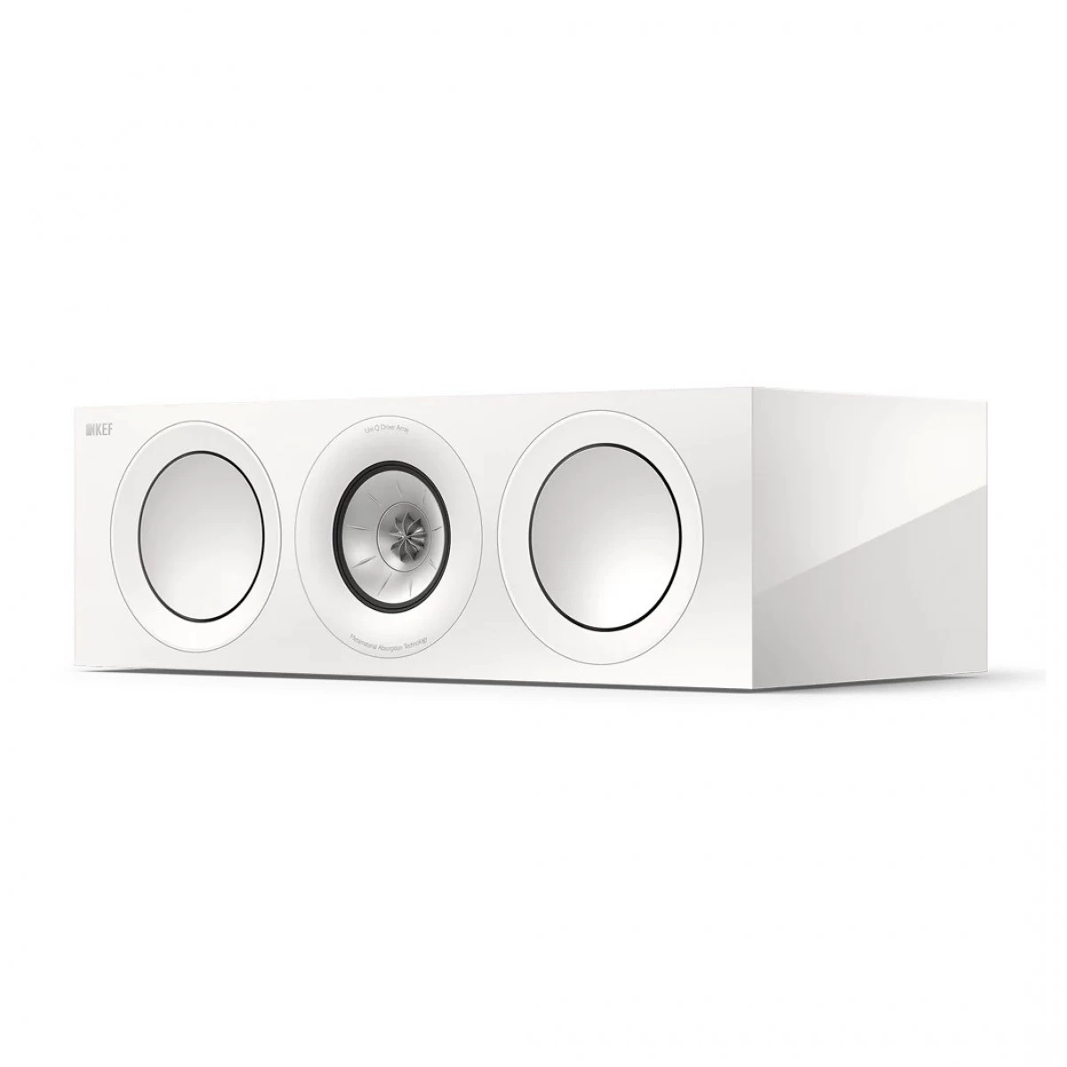 KEF R6 Meta Centre Speaker, White Gloss