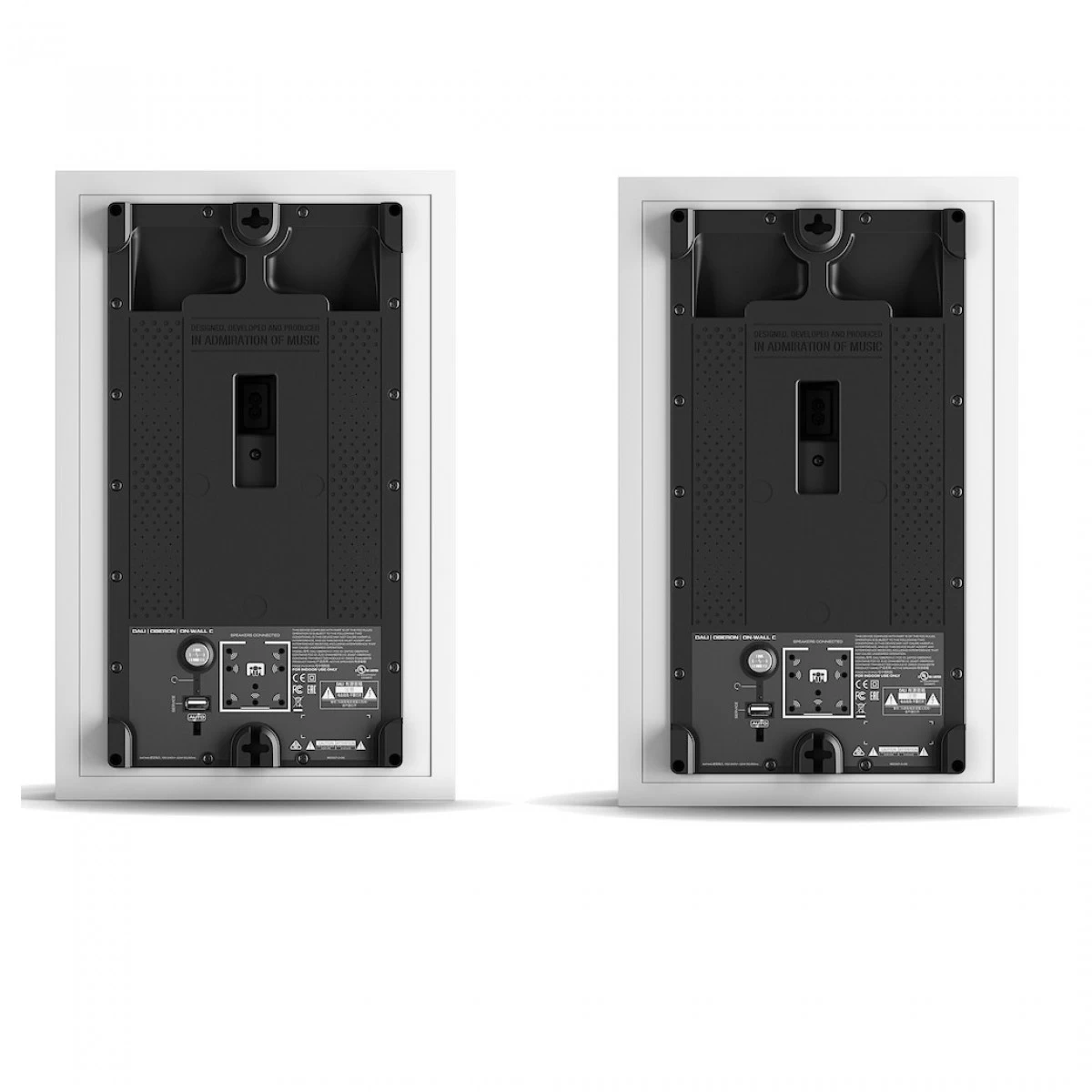 DALI OBERON On-Wall-C Active White Speakers (Pair) W/ Sound Hub Compact - Image 3