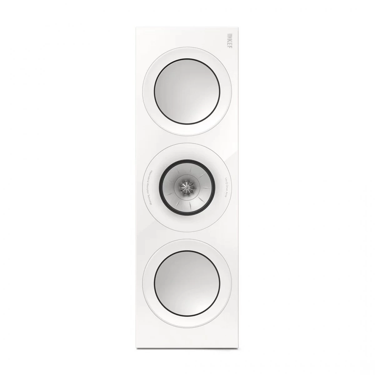 KEF R6 Meta Centre Speaker, White Gloss - Image 3