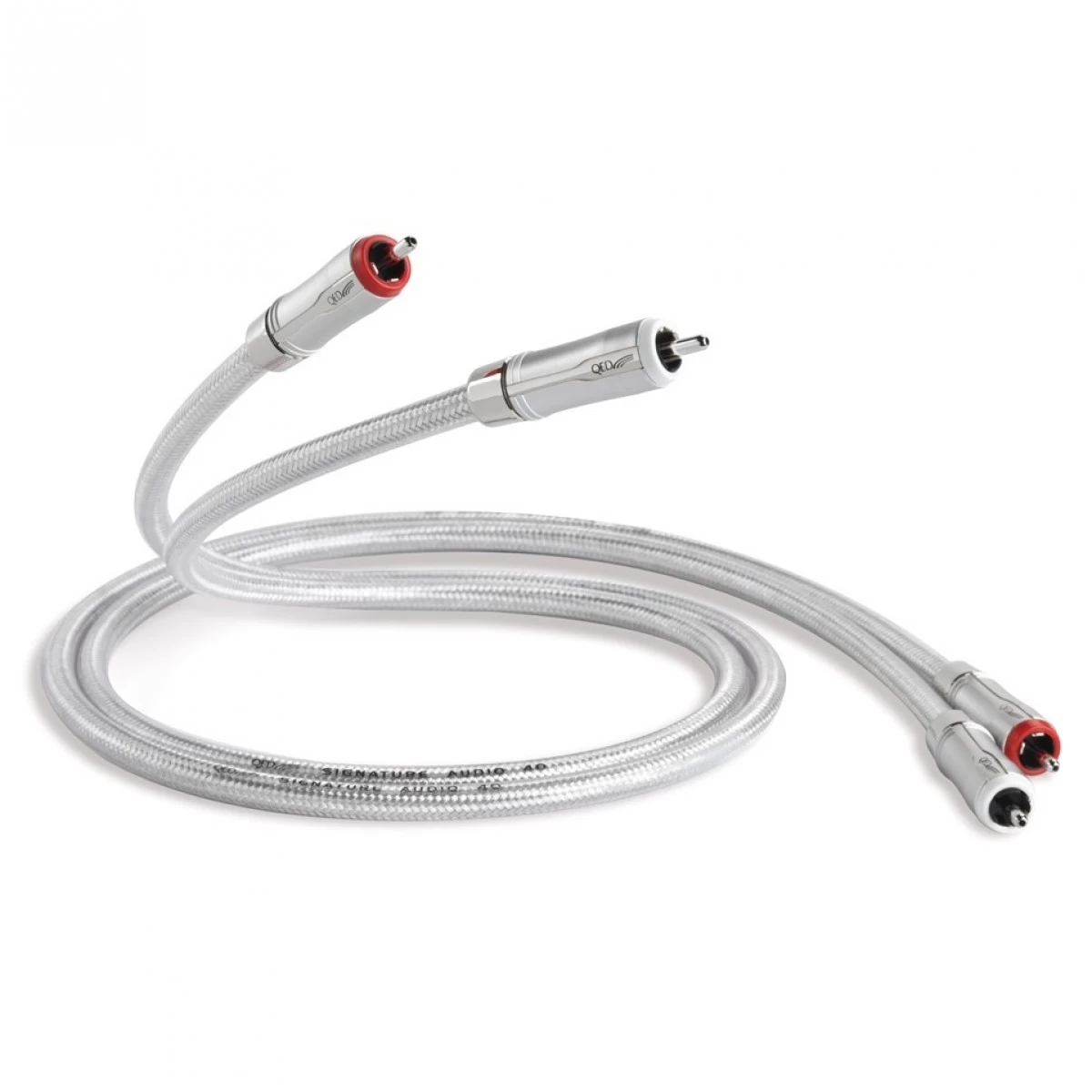 QED Signature Audio 40 Stereo Phono / RCA Cable 1m (Pair)