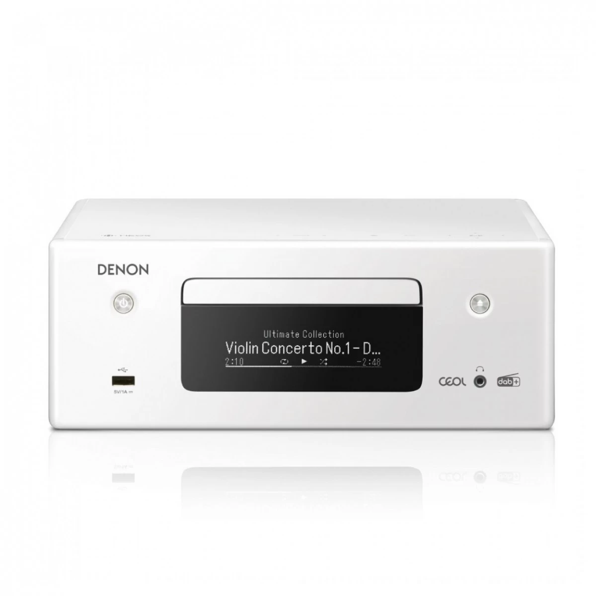 Denon DP-400 W/ RCD-N11 & Wharfedale 9.1 Speaker Hi-Fi Package, White - Image 3