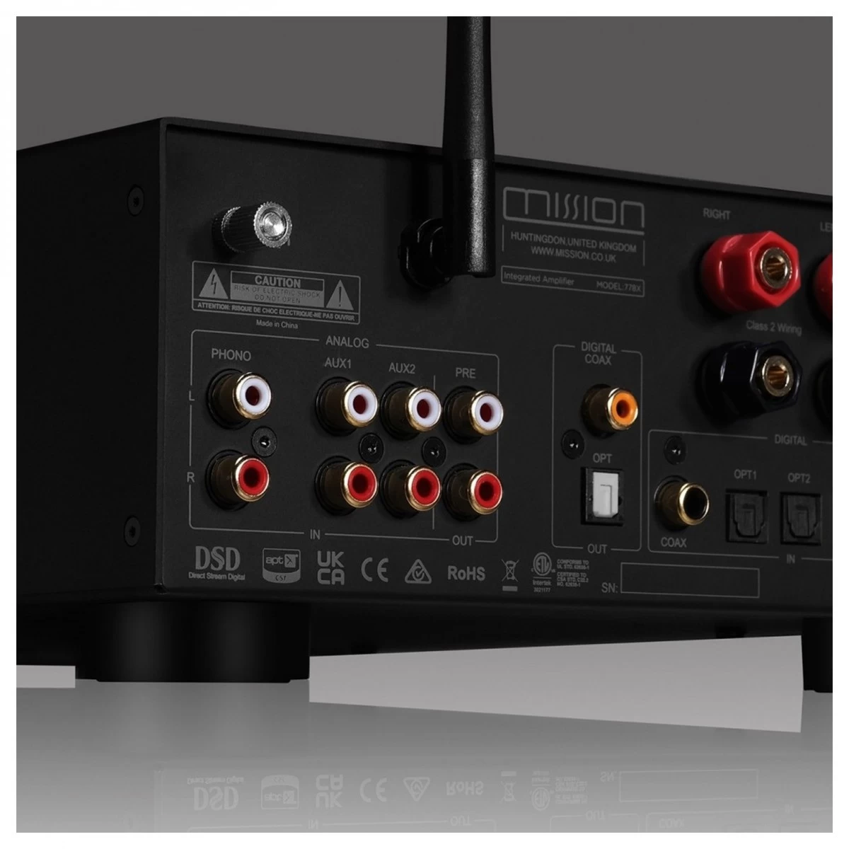 Mission 778x Integrated Amplifier With LX-2 MKII Speakers, Black - Image 7