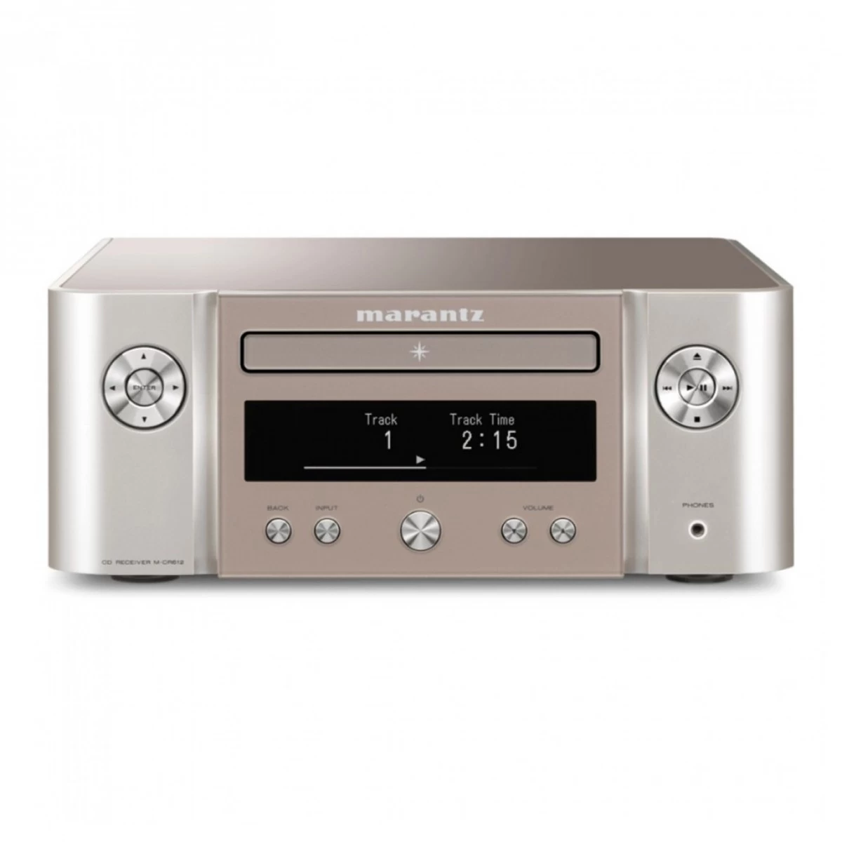 Marantz Melody X M-CR612, Silver With 603 S2 Speakers Package, White
