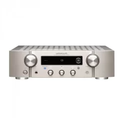 Marantz PM7000N, Silver With B&W 603 S2 Anniversary Speakers, White