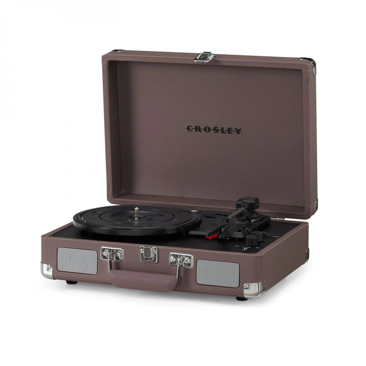 Crosley Cruiser Plus Deluxe Portable Turntable, Bluetooth Out, Purple