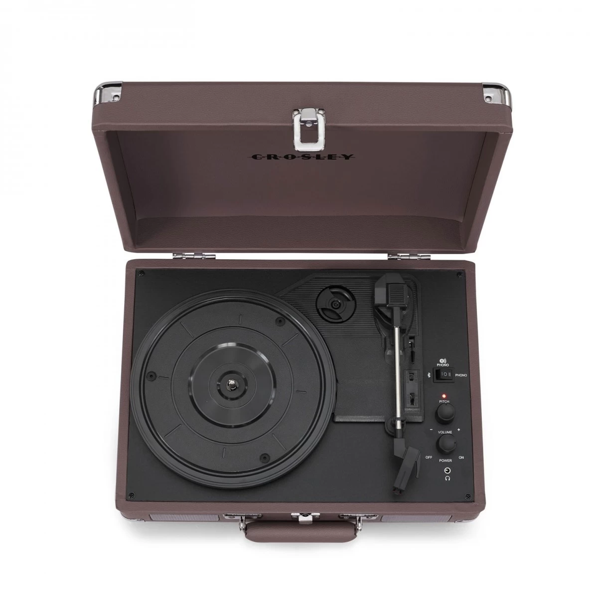 Crosley Cruiser Plus Deluxe Portable Turntable, Bluetooth Out, Purple - Image 5