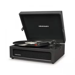 Crosley Voyager Portable Turntable With Bluetooth Out, Black