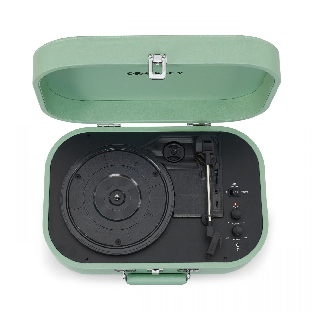 Crosley Discovery Portable Turntable With Bluetooth Out, Seafoam - Image 5