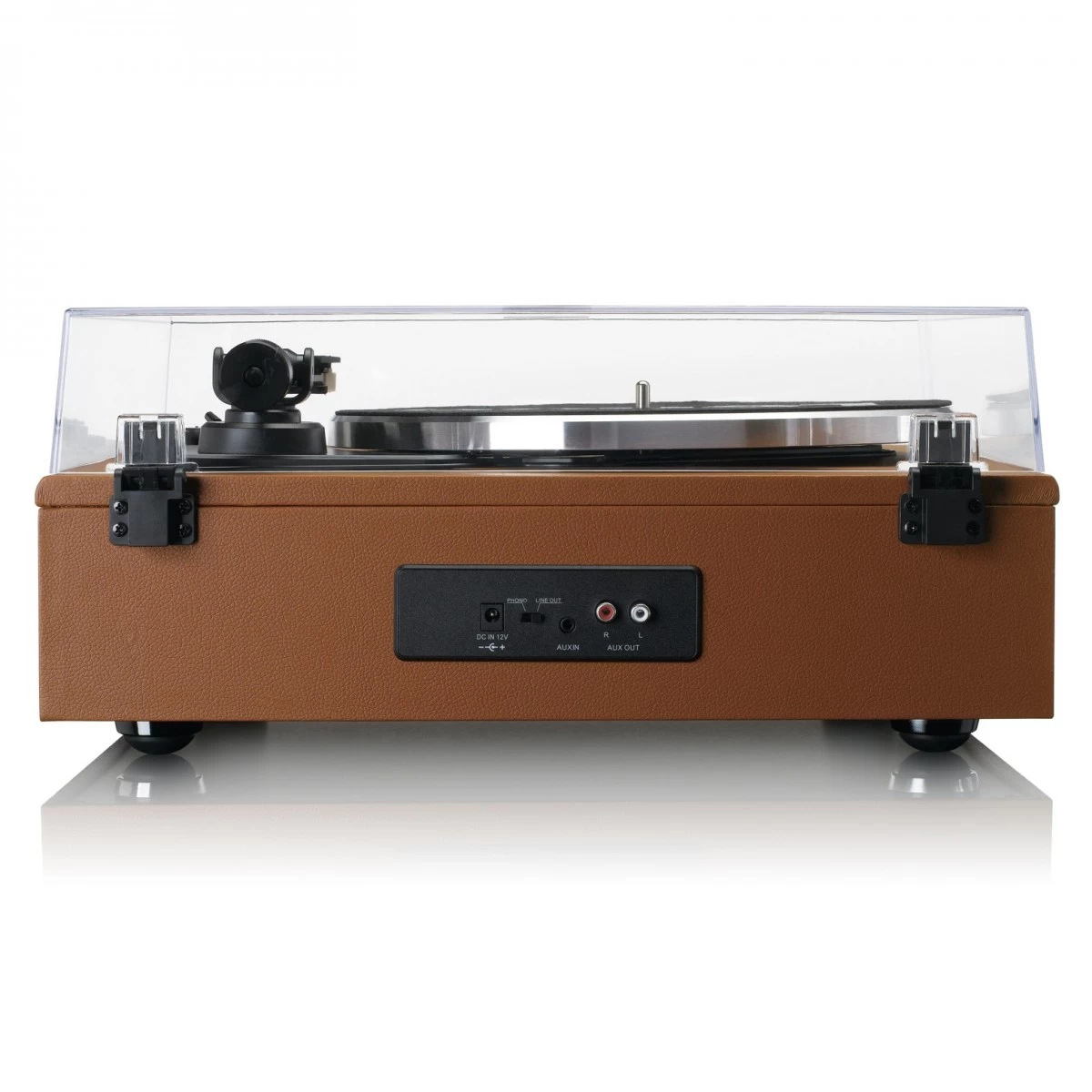 Lenco LS-430 Turntable With Speakers, Brown - Image 2