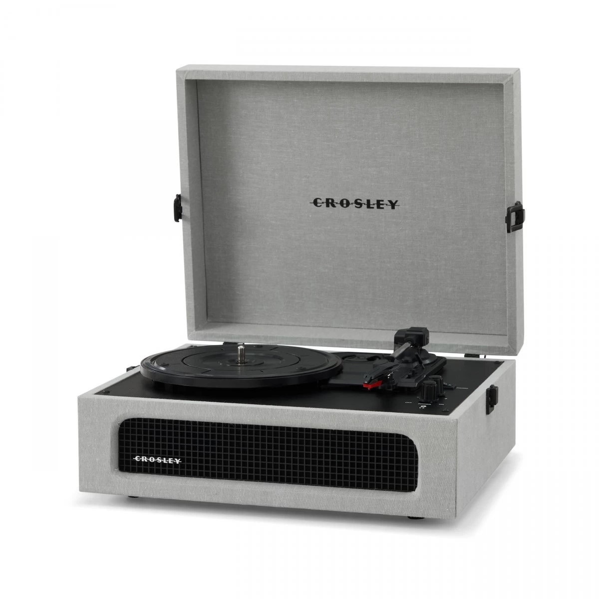 Crosley Voyager Portable Turntable With Bluetooth Out, Grey