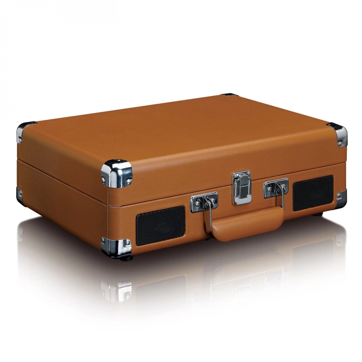 Lenco TT-10BN Suitcase Turntable, Brown - Image 3