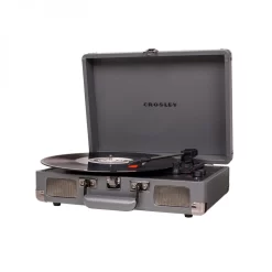 Crosley Cruiser Deluxe Turntable With Bluetooth Out, Slate