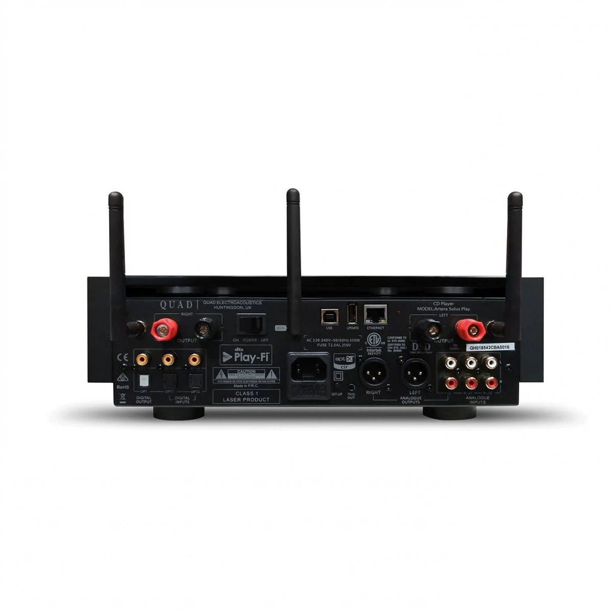 Quad Artera Solus Play All-In-One Hi-Fi System, Silver - Image 2