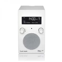 Tivoli Pal + BT Portable Radio W/ Bluetooth, White