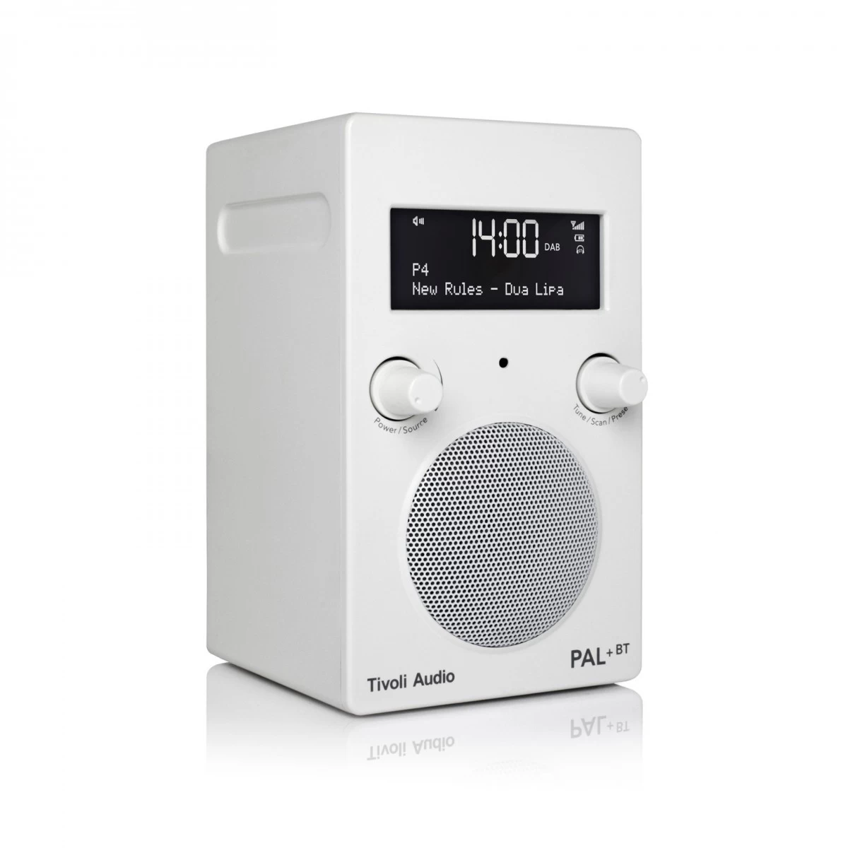 Tivoli Pal + BT Portable Radio W/ Bluetooth, White - Image 2