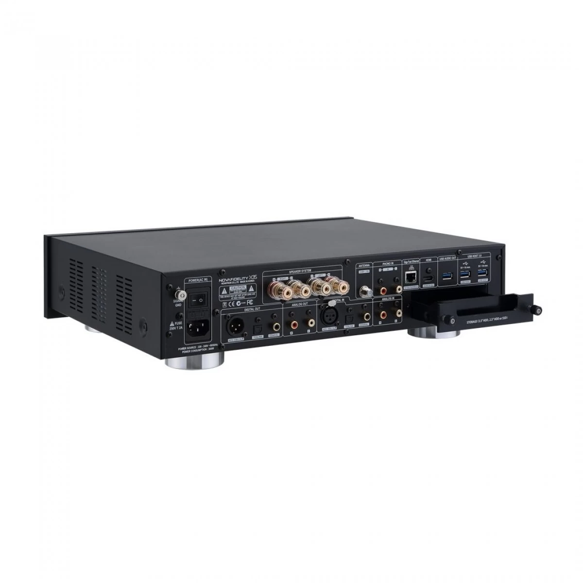 Novafidelity X35 Music Server System & Amplifier, Silver - Image 3