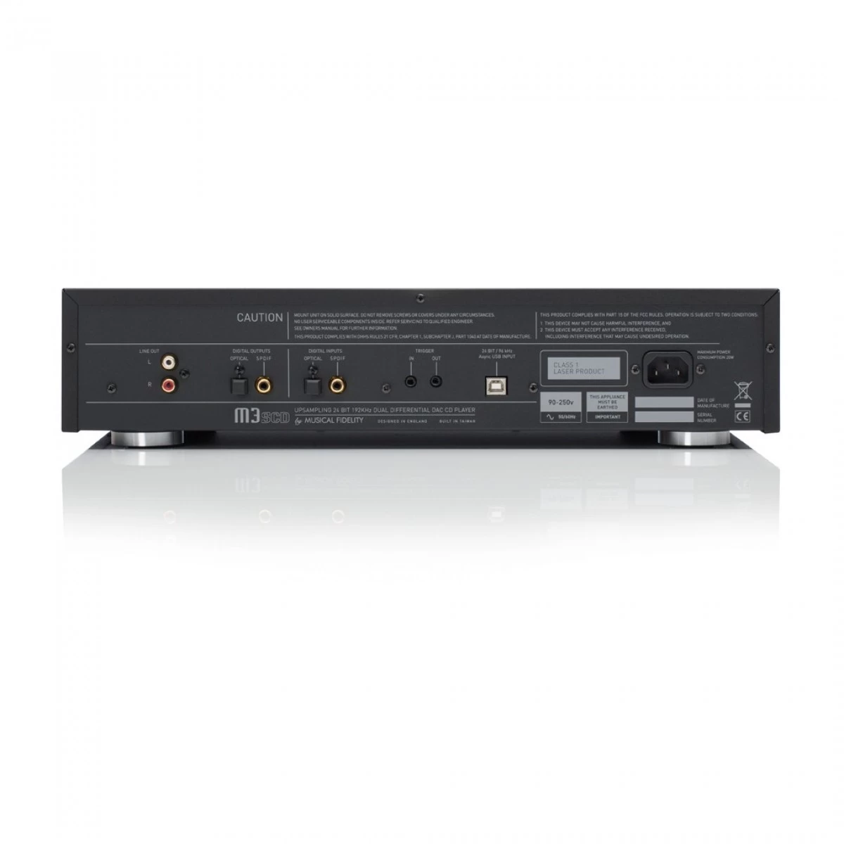 Musical Fidelity M3S CD Player, Black - Image 3