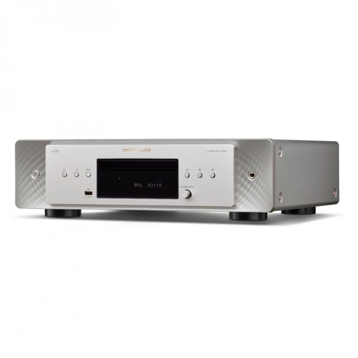 Marantz CD60 CD Player, Silver With Free Phono Cable