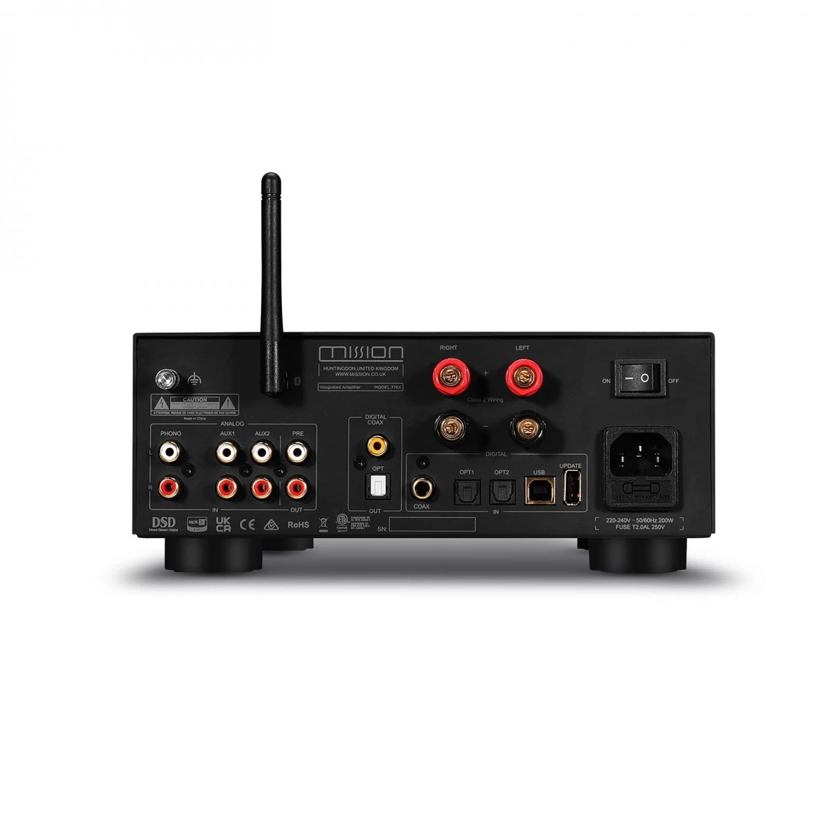 Mission 778x Integrated Amplifier With Bluetooth, Black - Image 4