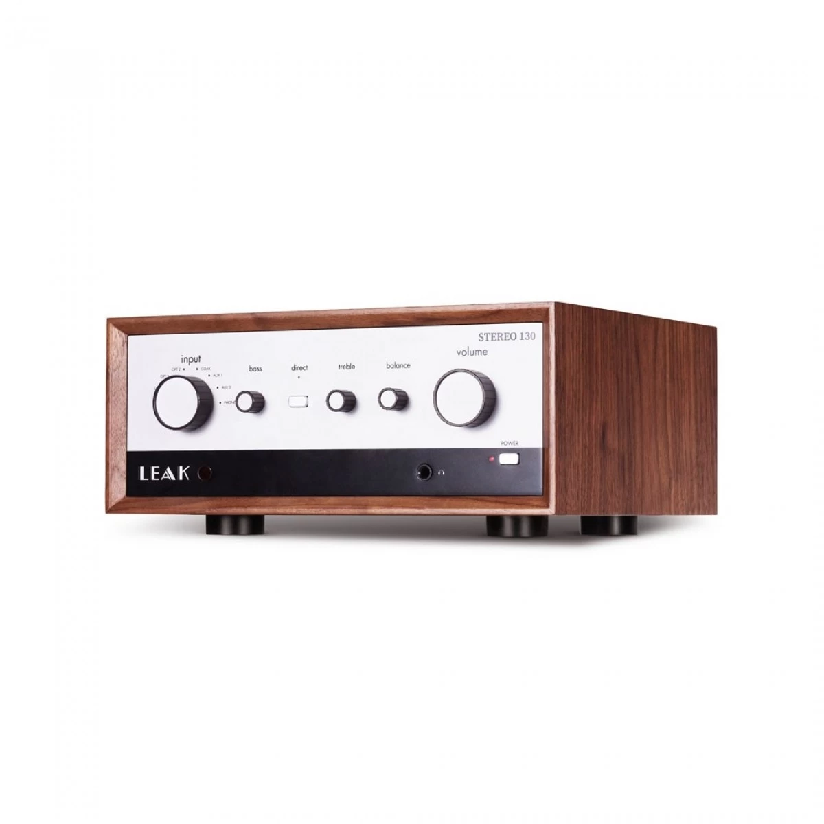 LEAK STEREO 130 Integrated Amplifier W/ DAC, Walnut
