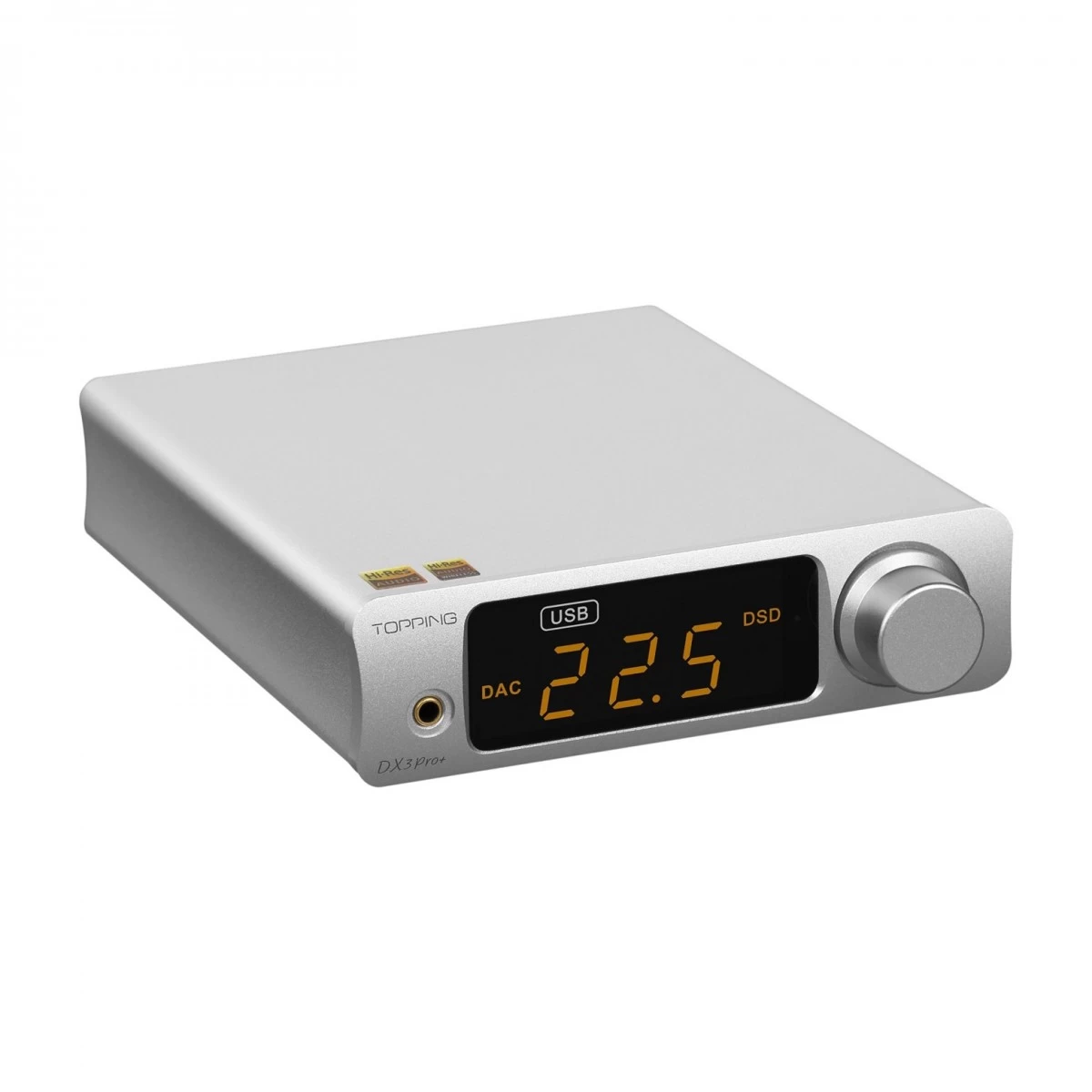 Topping DX3 Pro+ DAC And Headphone Amplifier, Silver - Image 2