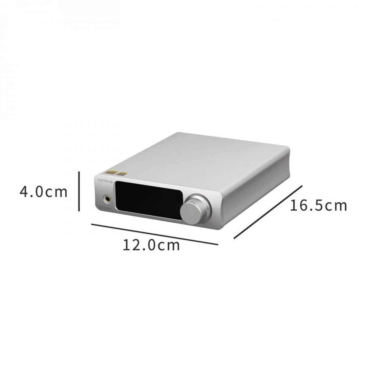 Topping DX3 Pro+ DAC And Headphone Amplifier, Silver - Image 4
