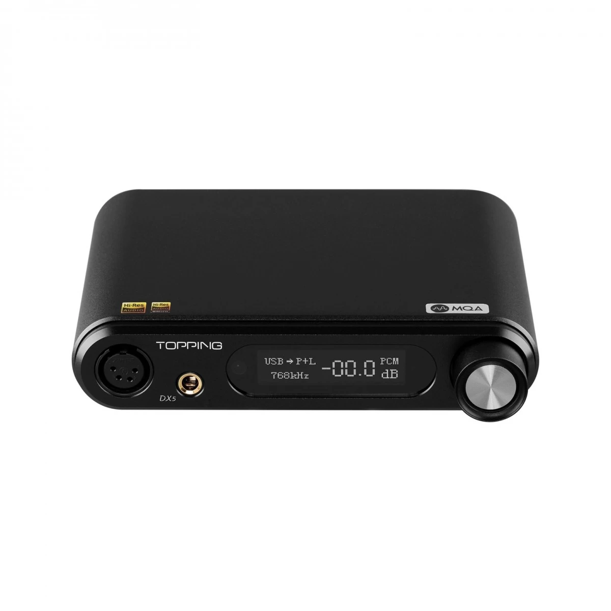 Topping DX5 DAC And Headphone Amplifier, Black