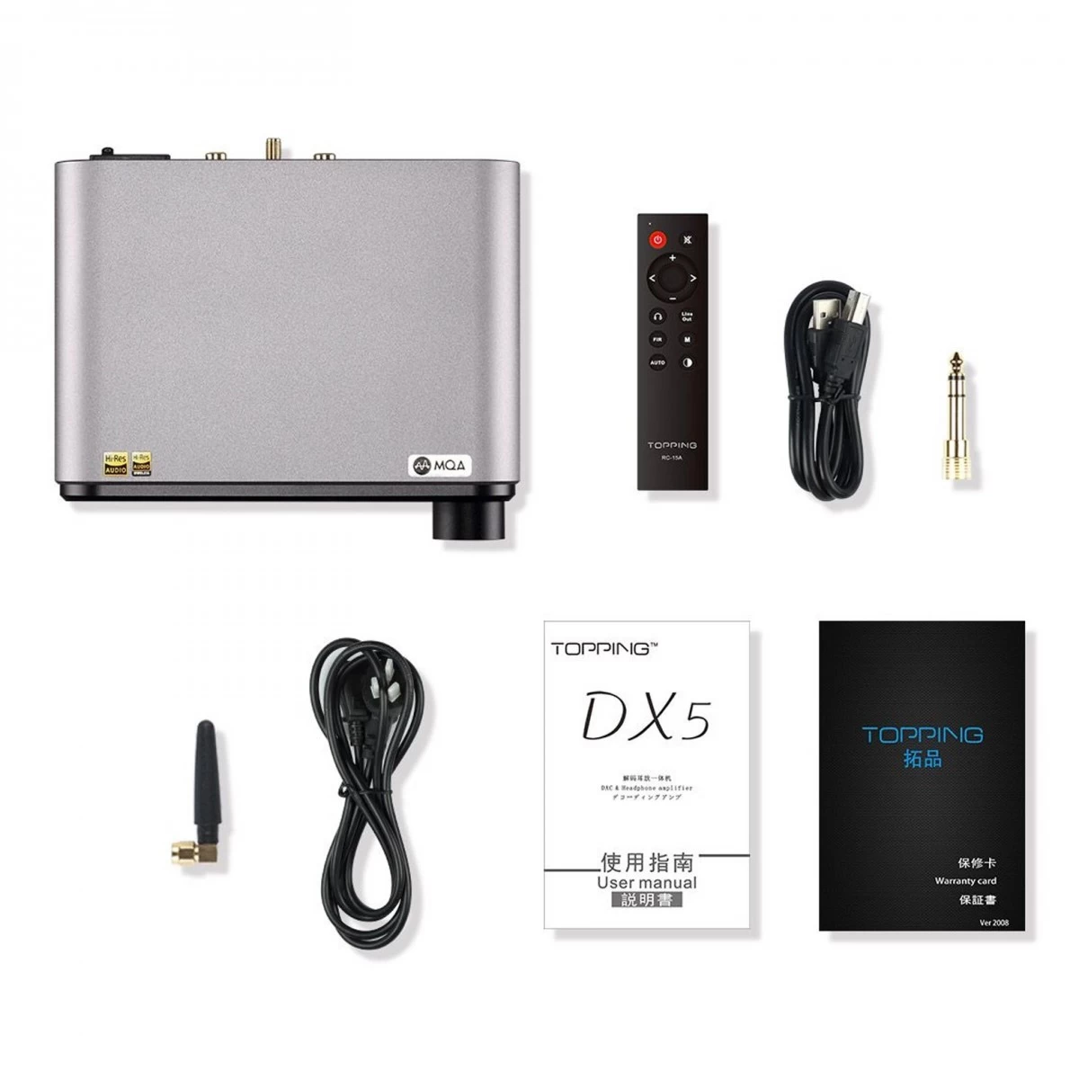Topping DX5 DAC And Headphone Amplifier, Black - Image 4