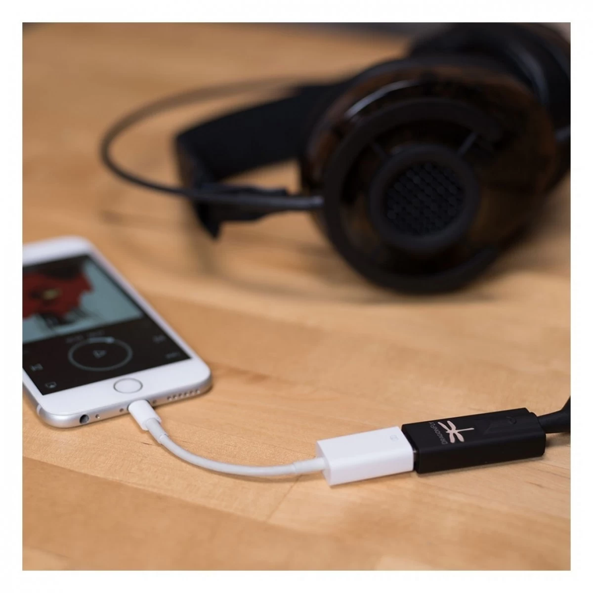 AudioQuest Dragonfly Black & Wired Headphones Bundle - Image 3