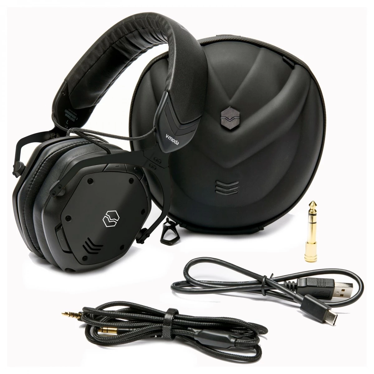 V-Moda Crossfade 3 Wireless Over-Ear Headphones, Matte Black - Image 2