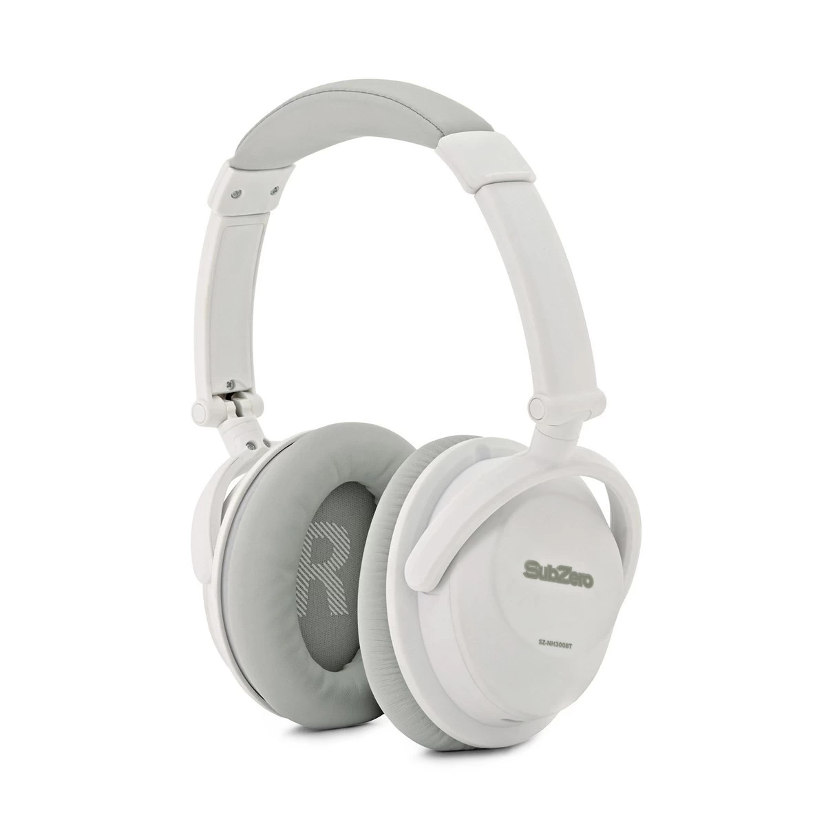 SubZero Wireless Bluetooth Noise Cancelling Headphones, White