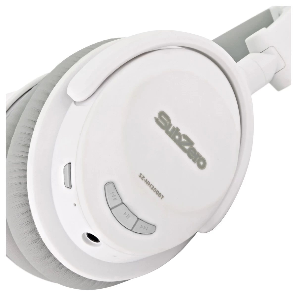 SubZero Wireless Bluetooth Noise Cancelling Headphones, White - Image 7