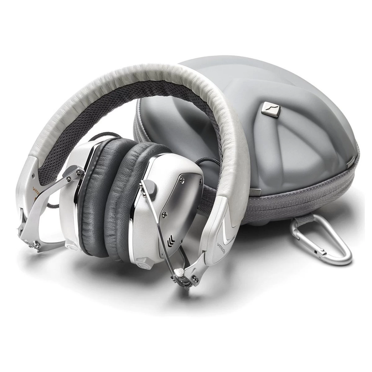 V-Moda XS On-Ear Headphones, White Silver