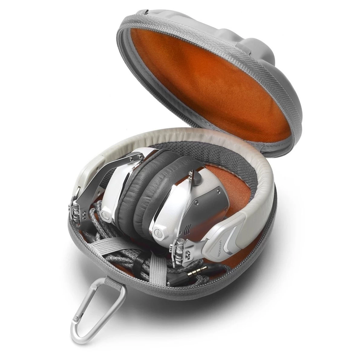 V-Moda XS On-Ear Headphones, White Silver - Image 2