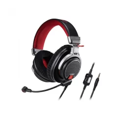 Audio-Technica ATH-PDG1a Premium Open Back Gaming Headset, Black/Red