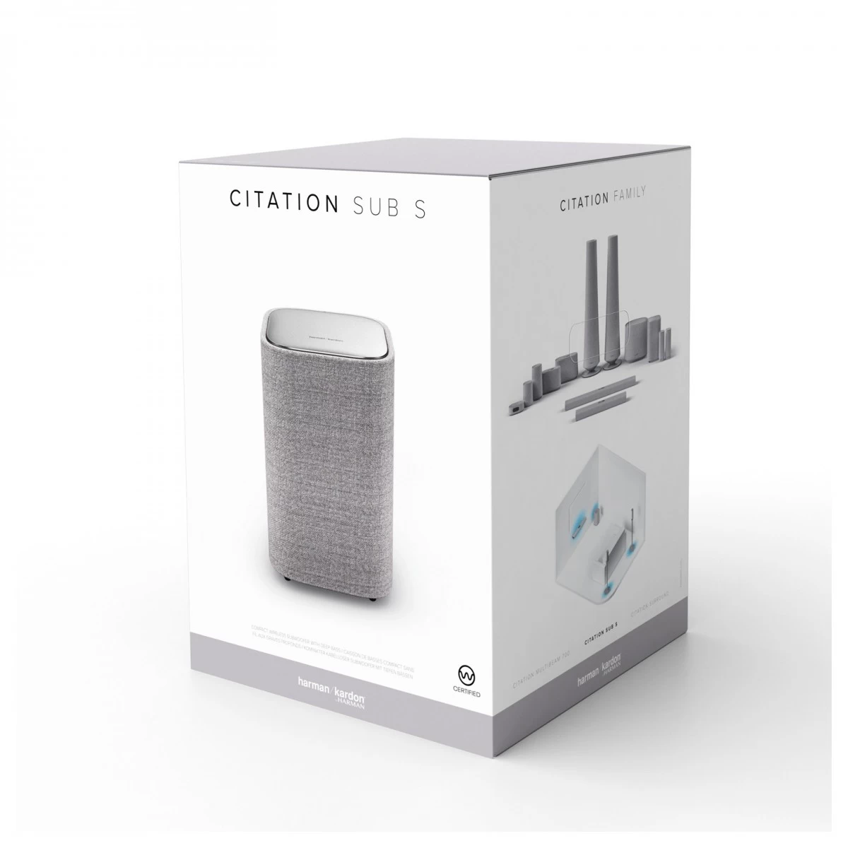Harman Kardon Citation Wireless Subwoofer S, Grey - Image 9