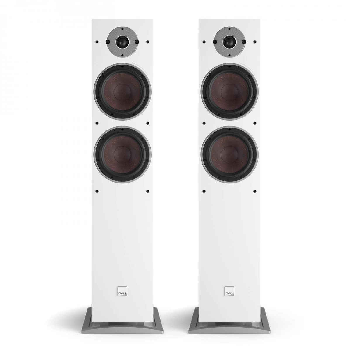 DALI OBERON 7C Active Floorstanding Speakers (Pair), White